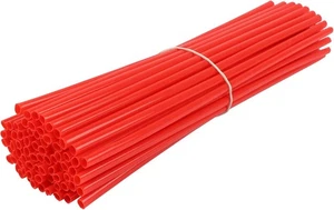Worldmotop 72Pcs Dirt Bike Spoke 9.3 inches long, 0.2 diameter, red  - Picture 1 of 8