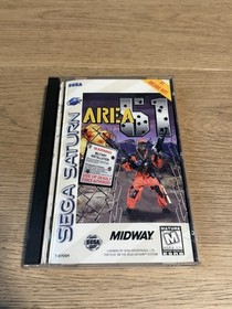 Area 51 (Sega Saturn, 1996) CIB w/ Reg Card Tested Great Shape