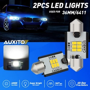 2 piezas bombillas LED interiores de matrícula blancas Festón para Mercedes CANBUS - Imagen 1 de 10