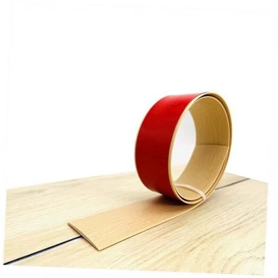 Faixa de transição de piso plano autoadesiva, PVC 5CM/6,56FT 1 cor bordo - Imagem 1 de 4