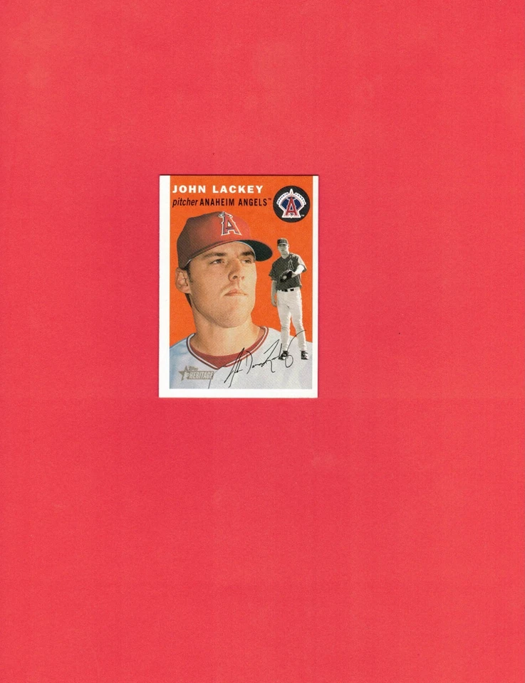 2003 Topps Heritage #228 John Lackey! Anaheim Angels! - Image 1 of 2