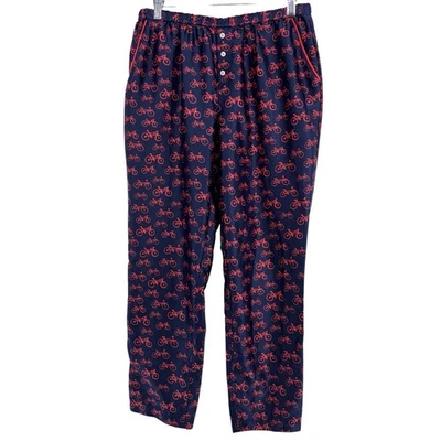 E by Eloise Anthropologie Size M Sweetest Dreams Bicycle Lounge PJ Pants Pajamas - Image 1 of 4