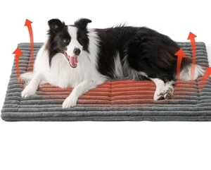 Alfombra de cama autocalentable para perro Bedsure - 89 x 58 cm lavable polar cálida manta para gato L - Imagen 1 de 8