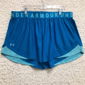 Pantalones Cortos Under Armour 2X Adulto Plus Azul Suelto Heatgear Atlético Pull On Para Mujer - Imagen 1 de 8