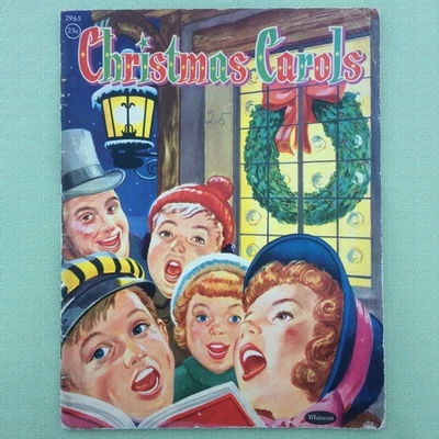1952 17 "CHRISTMAS CAROLS" WITH LYRICS, PLUS AN ACCOMPANYING B&W ILLUSTRATION - Image 1 of 4