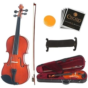 Mendini By Cecilio 1/2MV200 Violin For Beginners, Kids & Adults, 1/2 - Natural- - Picture 1 of 8