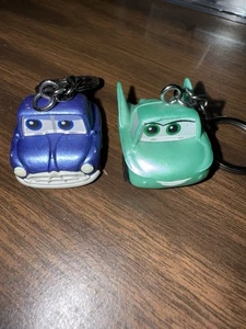 Disney Doorable Cars Keychain Set Of 2 Doc Hudson And Flo - Picture 1 of 2