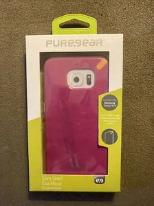 NUOVA custodia protettiva PureGear Slim Shell per Samsung Galaxy S6 rosa custodia telefono - Foto 1 di 3