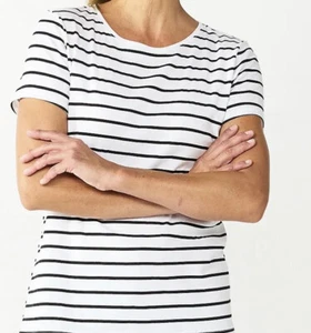 Croft & Barrow Damen-Top Essential Rundhalsausschnitt-T-Shirt - Bild 1 von 6