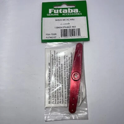 Futaba Servo Metal Arm 1.5 Inch Double Red FUTM2107 FSH-TD2R - Image 1 of 3