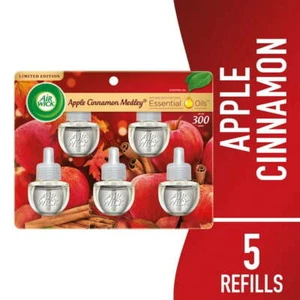 Air Wick Scented Oil Refills Apple Cinnamon 5ct – Plug-In Air Freshener Oils - Picture 1 of 5