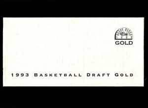1993 Classic Draft Picks Gold Basketball Set versiegelt /9500 - Chris Webber AUTO - Bild 1 von 2