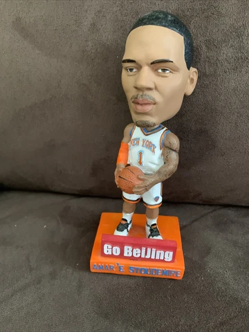New York Knicks Amare Stoudemire Go Beijing Bobblehead MSG SGA 3/4/11 NBA NY EUC Cover