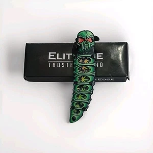 POCKET KNIFE POT Weed LEAF BLADE PUNISHER NEW - Picture 1 of 18