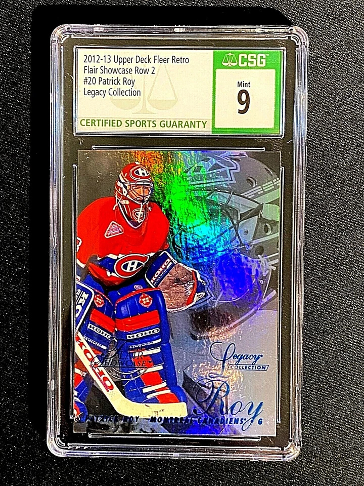 2012 Patrick Roy SP /150 Fleer Retro CSG 9 Showcase Row 2 Legacy Collection 2967 - Image 1 of 3