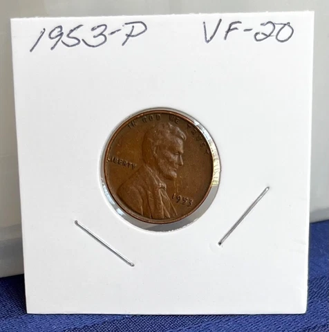 1953-P Lincoln Bronze Wheat Penny Cover