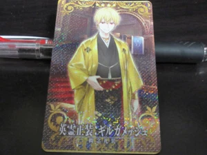 FGO Fate Grand Order Arcade Card Hero Dress Gilgamesh FOIL - Picture 1 of 2