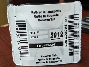 4 teclas en blanco sin cortar #2012 - Imagen 1 de 2