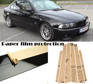 6 pc Piano Acrylic Glossy Black Door Pillar Post Cover for 98-03 BMW 5 Series - Bild 1 von 3