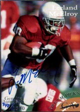 Leeland McElroy Card 1997 Genuine Article Autographs #R5 