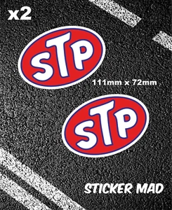 STP OIL Stickers F1 Lemans Moto gp Superbikes Motorcross lubrication service - Picture 1 of 1