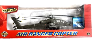 New US Army AH-64 Apache Attack Helicopter, 1:55 Scale, 10"Long, Diecast Metal - Picture 1 of 17