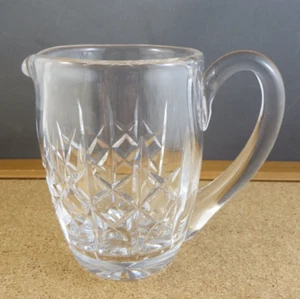 Classic Waterford Lismore Cut Clear Lead Crystal Glass 4 1/2" Pitcher - Picture 1 of 11