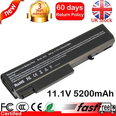 6535b Battery For HP EliteBook 8440p 8440w 6930p COMPAQ 6530b 6730b KU531AA - Image 1 of 4