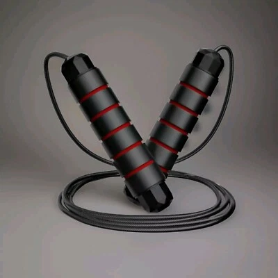 Profi Stahl*Springseil*Hüpfseil*Sprungseil*Fitness*Abnehmen 2,8m*BESTSELLER!!!  - Bild 1 von 4