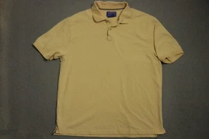 Vintage Pendleton Polo Button Up Shirt Men's Size Large Beige Pima Cotton - Picture 1 of 10