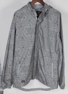 LRG-Lifted Research Group Geometric rain Jacket Full-Zip w/ Hood, Size XL - Picture 1 of 13
