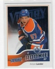 Anton Lander 11-12 Upper Deck Victory Rookie RC #290 Edmonton Oilers