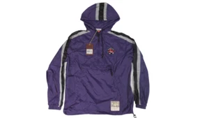 New Toronto Raptors Mens Sizs S-M Mitchell & Ness Anorak Packable Jacket $150 - Picture 1 of 11