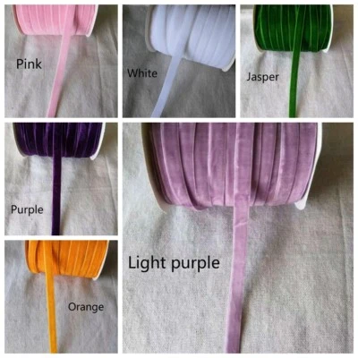 45 Meter Velvet Ribbon Crafts Sewing Trim Craft DIY Wedding Dress Hat Decoration - Image 1 of 4
