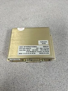 DAC International GDC31 P/N 1049-4000-03 Convertor with Serviceable 8130 - Picture 1 of 2