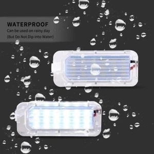 2x Luz de matrícula LED blanca sin errores para Ford Focus 5d Mondeo Fiseta - Imagen 1 de 9