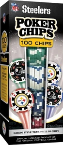 Fichas de póquer Pittsburgh Steelers - 100 piezas nuevas en caja - Imagen 1 de 1