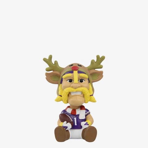 Viktor The Viking Minnesota Vikings Christmas Bobble Bro Mini Bobblehead NFL Cover