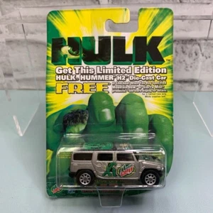 2003 Maisto Marvel Mountain Dew Hulk Hummer H2 Die-Cast NIP - Picture 1 of 4