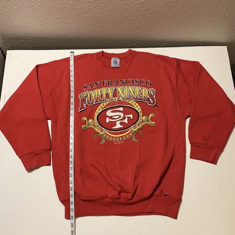 Vintage San Francisco 49ers Crewneck Sweater men XL Pullover Sweatshirt Logo 7 Cover