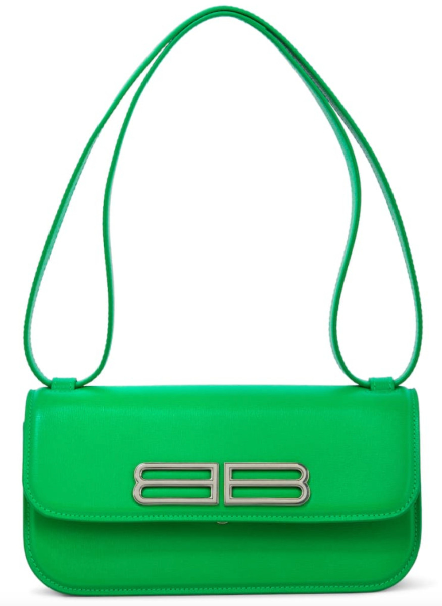 BALENCIAGA ネオングリーン バケットバッグ