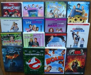 15 Movies on DVD (family, kids movies) Ghostbusters Jumanji Freaky Friday etc. - Picture 1 of 4