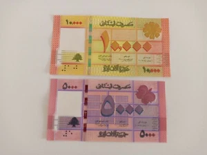 LOTE 2 BILLETES DE LÍBANO 2014 - Imagen 1 de 1
