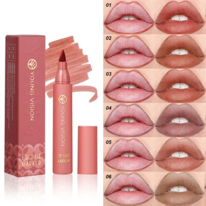 Matte Colors Waterproof Lipstick Lip Pencil Pen Liner Lipliner Long Lasting New - Picture 1 of 23