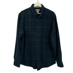 Camisa abotonada de franela a cuadros L.L Bean para hombre talla M - Imagen 1 de 5