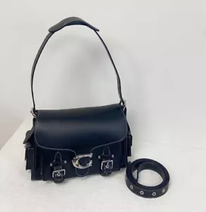Coach CT721 Black Cargo Soft Tabby Shoulder Bag Crossbody Bag Outlet NEU - Bild 1 von 9