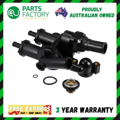 Корпус термостата Jeep Compass подходит для моделей MK в период 2007-2017 годов выпуска 2,0 и 2,4 л - Изображение 1 из 4