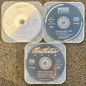 E-mu Emulator II  3 CD-ROMs UNIVERSE OF SOUNDS Vol. 1-3 in optischem Topzustand - Bild 1 von 8