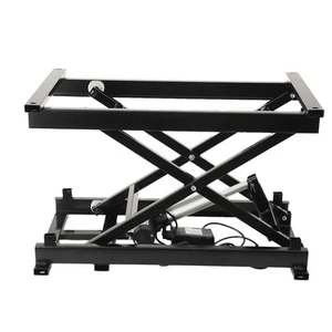 Electric Lift Table Single Scissor Electric Lift Table 132 lbs 4 Wheels - Picture 1 of 11