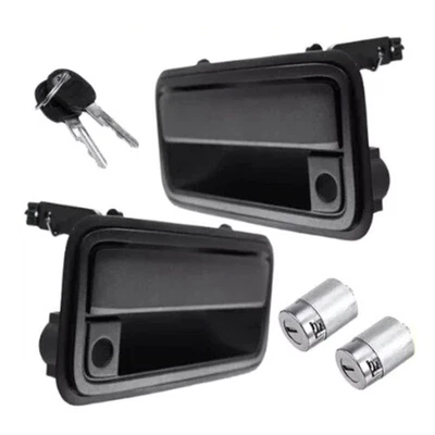 Manija de puerta delantera con cilindro de bloqueo para Chevrolet C1500 C2500 Suburban 1993-1999 Foto 1 de 4